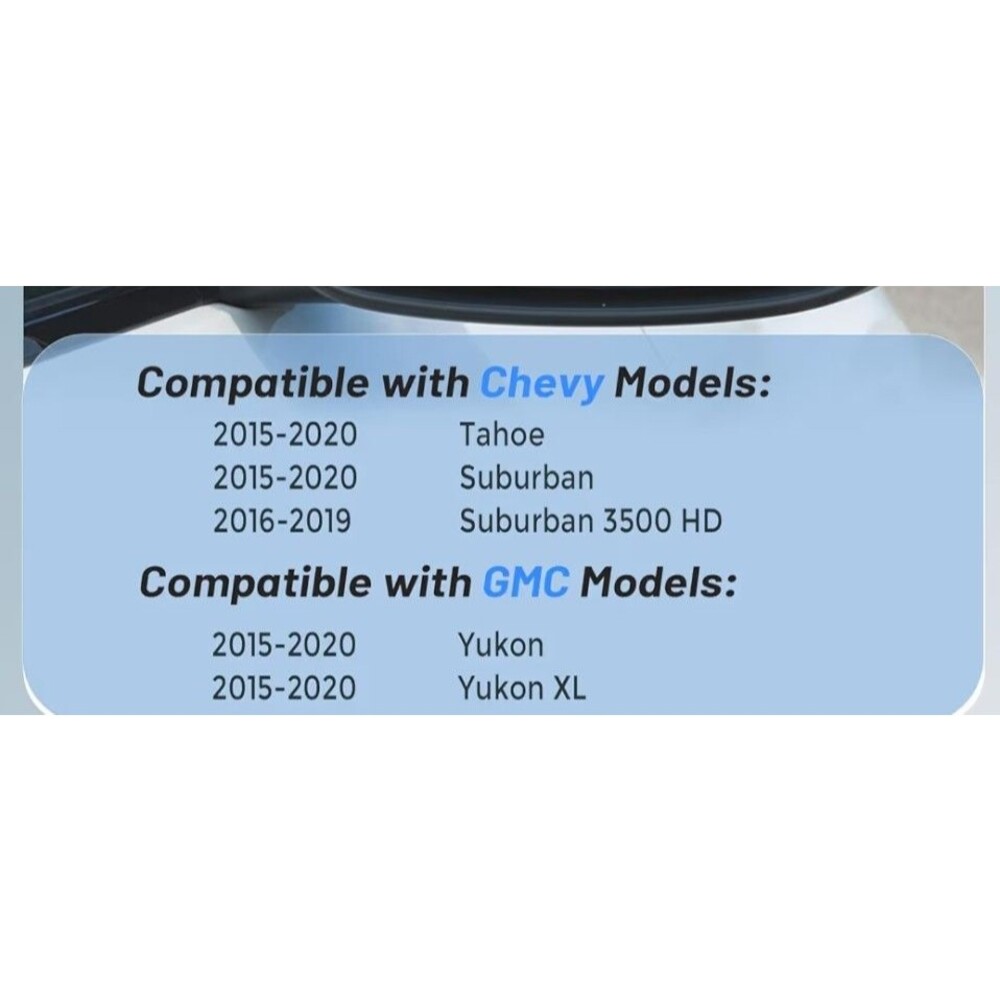 Driver Left Side Mirror Glass For CHEVY & GMC 2015-2020 BS Detection - Picture 2 of 7